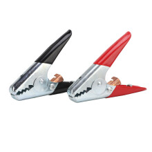 Chargeur de batterie pour voiture 600A, pinces, noir et rouge, 155mm x 115mm