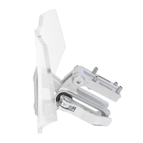 Deflector de viento con clip elevado 218x110mm transparente