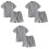 3Ensembles Tenues Légères Pour Et Loisirs 3