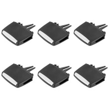6X for- X5/X6 Air Vent Outlet Tab Clip , Rear Row Fresh Air Grille Clips for- X5 E70 2006-2012, X6 E71 2008-2013