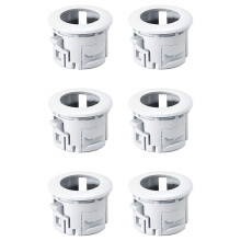 Staffa di Supporto del Sensore di Parcheggio del Paraurti per Auto 89348-33010 per 4Runner Tacoma ES350 HS250H, 6 Pezzi Bianca