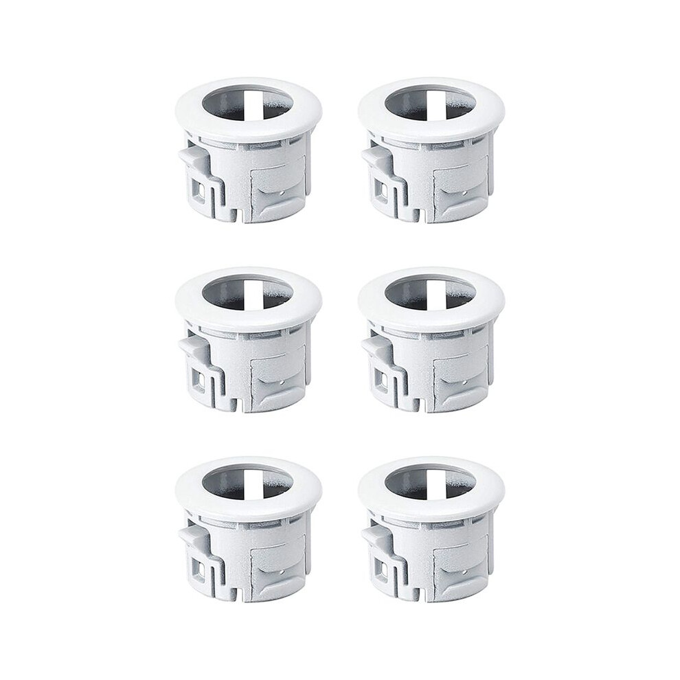 Photos - Reversing Camera Car Bumper Parking Assist Sensor Retainer Holder Bracket 89348-33010 for 4Runner Tacoma ES350 HS250H,6Pcs White