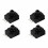 4Pcs Black Replacement Repair Parts Lt/Rt Button Keypad for  360 Controller 1