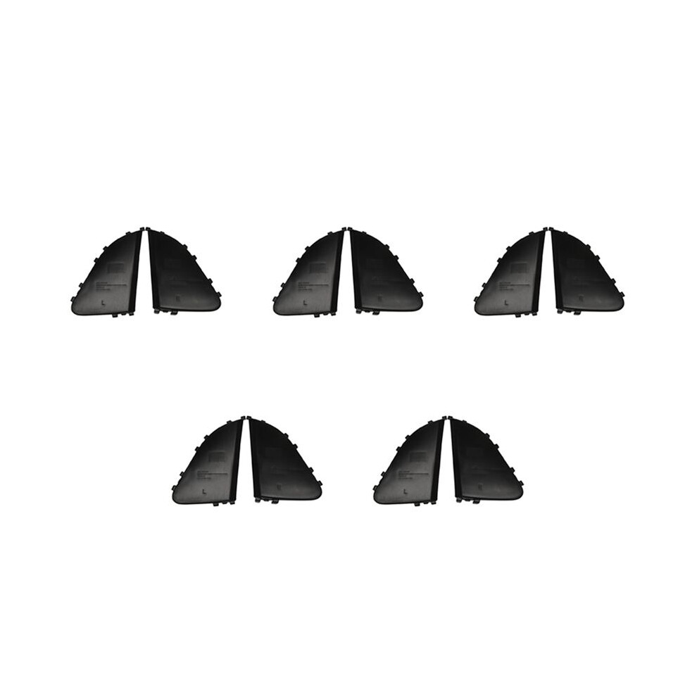 5 Pair Front Left Right Side Closed Grille Center Plastic 51117374205 51117374206 For X1 F48 F49 Sav 2010-2013 Black 4711268908163