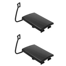 2X Front Bumper Tow Eye Hook Cover Cap Lid Unpainted 2118850026 for - W211 2003 2004 2005 2006 E320 E350 E55