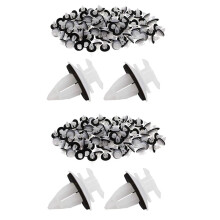200Pcs 51418224768 Plastic Rivets Clip for E46 E53 E90 E91 E70 Door Panel Auto Fasteners Trim Panel Push Retainer