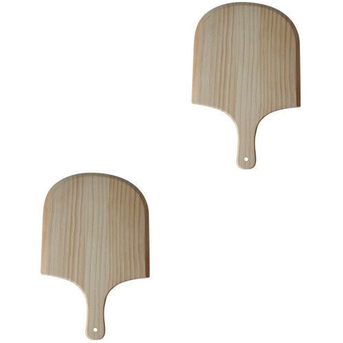 2Pièces Pelle À Bois Naturel Beige Robuste 2