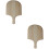2Pièces Pelle À Bois Naturel Beige Robuste 6