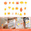 Raindrops  2 Sets Scrapbook Scrapbooking Pet Sticker Pack Child 7