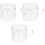3Pièces Mesureur Transparent Polyvalent Pour Lait Crème 3
