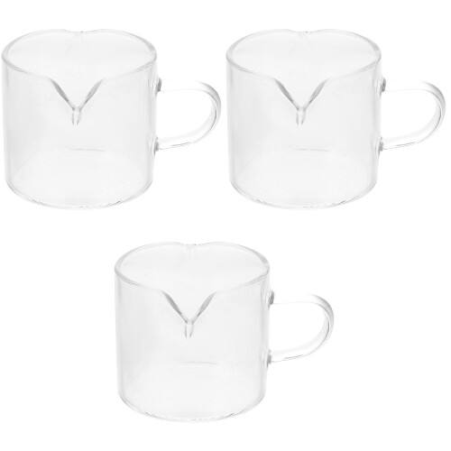 3Pièces Mesureur Transparent Polyvalent Pour Lait Crème 2