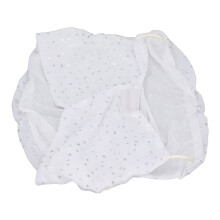 Breathable Cooling Face Cover with Ear Loops, UV Resistant Cotton, White