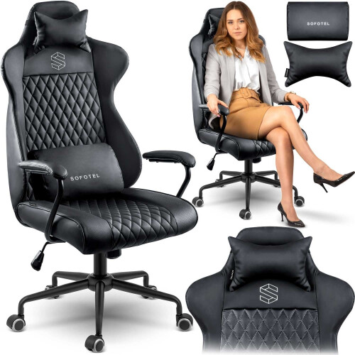 Ergonomischer Bürostuhl Sofotel Verona - Schwarz - Modell 2581