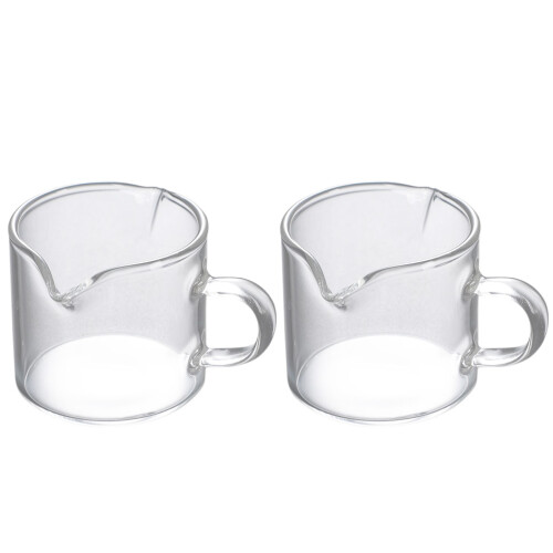 6Pièces Mug En Verre Transparent Pour 1