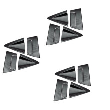 12x Car Carbon Fiber Side Rear Door Handle Cover Bowl Cover for Hr-V Hrv 2016-2018