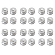 24X Moto Top Posteriore Bagagli Cassetta Degli Attrezzi Valigia Tronco Staffa Boccola Distanziali Pad Fibbia Accessori Universale