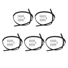 5X Front Fascia Bumper Hood Seal Waterproof with Rivets for Challenger 2008-2019 68051392AB 68051392AA