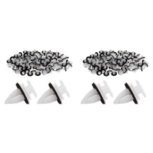 400Pcs 51418224768 Plastic Rivets Clip for E46 E53 E90 E91 E70 Door Panel Auto Fasteners Trim Panel Push Retainer