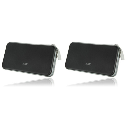 2Pièces Coffret Noir 80 Cds Dvd Portable 1