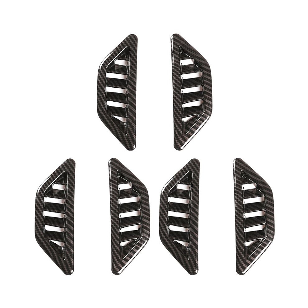 3X Carbon Fiber Dashboard Side Air Outlet Trim Air Conditioner Grille For 86 Brz 2012-2020 4713038422978