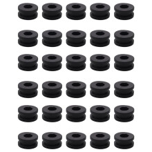 30 Piezas Ojales de Goma Carenados de Motocicleta para  Cbr 954 929 600 1000  Gsxr   Zx-6R  Yzf R1 R6