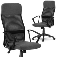Ergonomischer Bürostuhl mit Netzpolsterung - Sofotel Sydney, Dunkelgrau