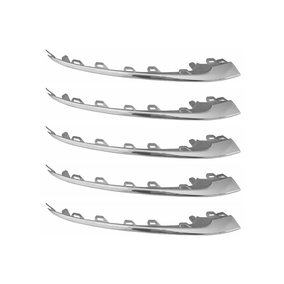 5X 2228857800 Car Front Bumper Right Side Chrome Trim Strip For - W222 S Class 2018 2019 2020 6133053024403