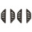 4x Grille de Climatiseur pour  86  BRZ 2012-2020 1