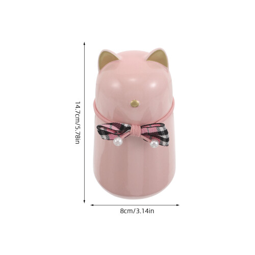 Urne Pour Cendres Animal Rose Urne Chat Petite Portable 2