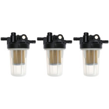 3 Pezzi per Gruppo Filtro Carburante B2320 B2410 L2800 L3400 LX2610HSD M5640SU RTV-X1100CR RTV-X900G RTV900W