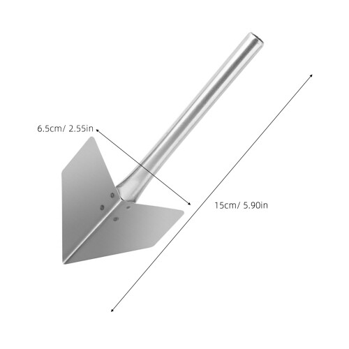 10Pièces Truelles Inox D'angle Extérieur Argentées Pour Enduits Murs 2