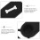 2Pièces Protège- Silicone Noir Anti-Perte Usage Extérieur 8