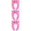 3Pièces Wc Pliable Rose En PP, Confortable Facile À Nettoyer 8