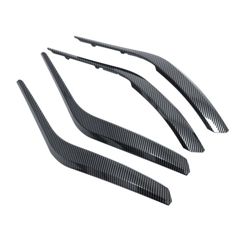 Car Inner Door Handle Pull Panel Cover for  X1 E84 2010-2015 Replace 51412991775 51412991776 Carbon Fiber Pattern