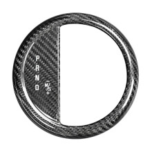 Cadre de Levier de Vitesse Décoratif en Fibre de Carbone Véritable pour R50 2001-2006, Autocollant de Garniture de Panneau de Levier de