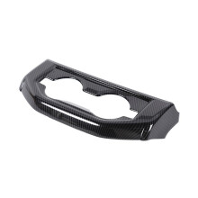 Garniture de Couvercle de Porte-Gobelet Arrière de Voiture pour Ram 1500 2019-2023 Accessoires Intérieurs en Fibre de Carbone