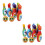 2Ensembles Bowling Sport Enfant Kit Couleurs Assorties 7