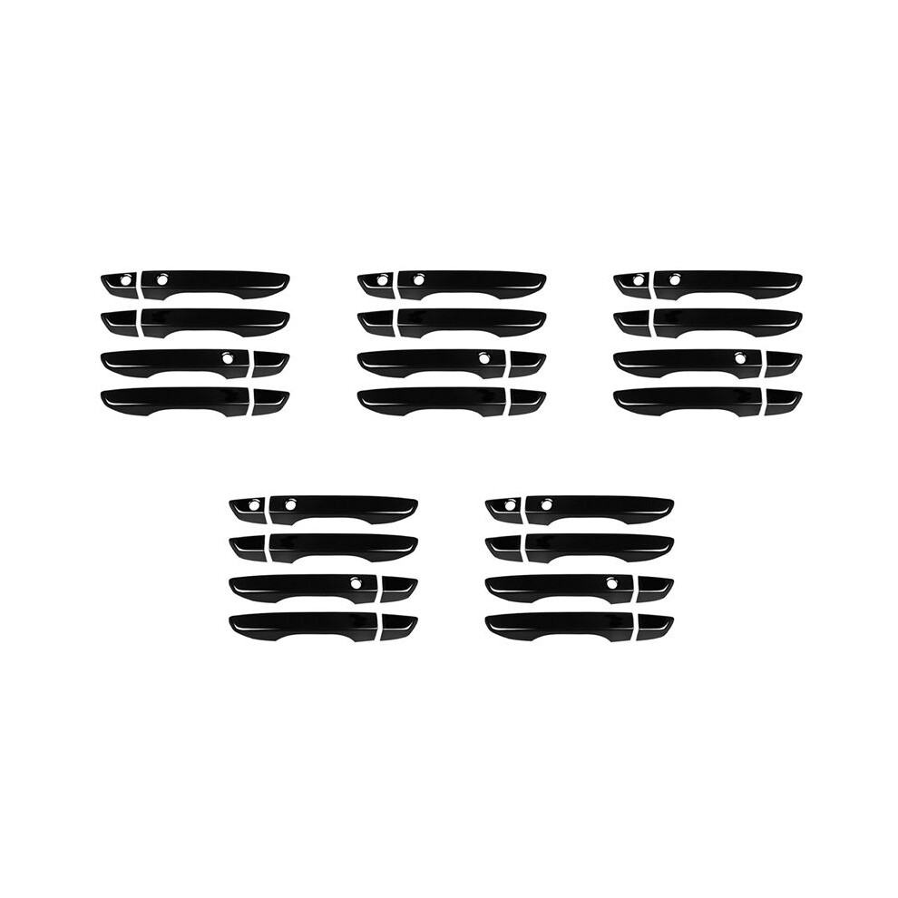 5X Car Door Handle Cover Sticker Frame For 10Th 2016-2021 Fc1 Fk7 Fk8 Accessories 4714027974829