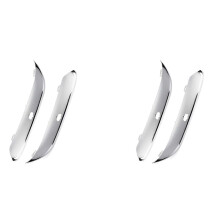 2X Tira Decorativa Cromada Inferior del Parachoques Delantero, Cubierta con Orificios 04806124AA 04806125AA para  300C 2005-2011