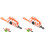 2Pièces Porte- Orange Suspendu Respirant Compact Portable 2