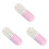 3Pièces Capsule Désodorisante Rose ABS Pour Placard Chaussures Durable 2