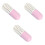3Pièces Capsule Désodorisante Rose ABS Pour Placard Chaussures Durable 3