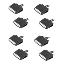 8PCS for X5/X6 Air Vent Outlet Tab Clip, Rear Row Fresh Air Grille Clips for X5 E70 2006-2012, X6 E71 2008-2013