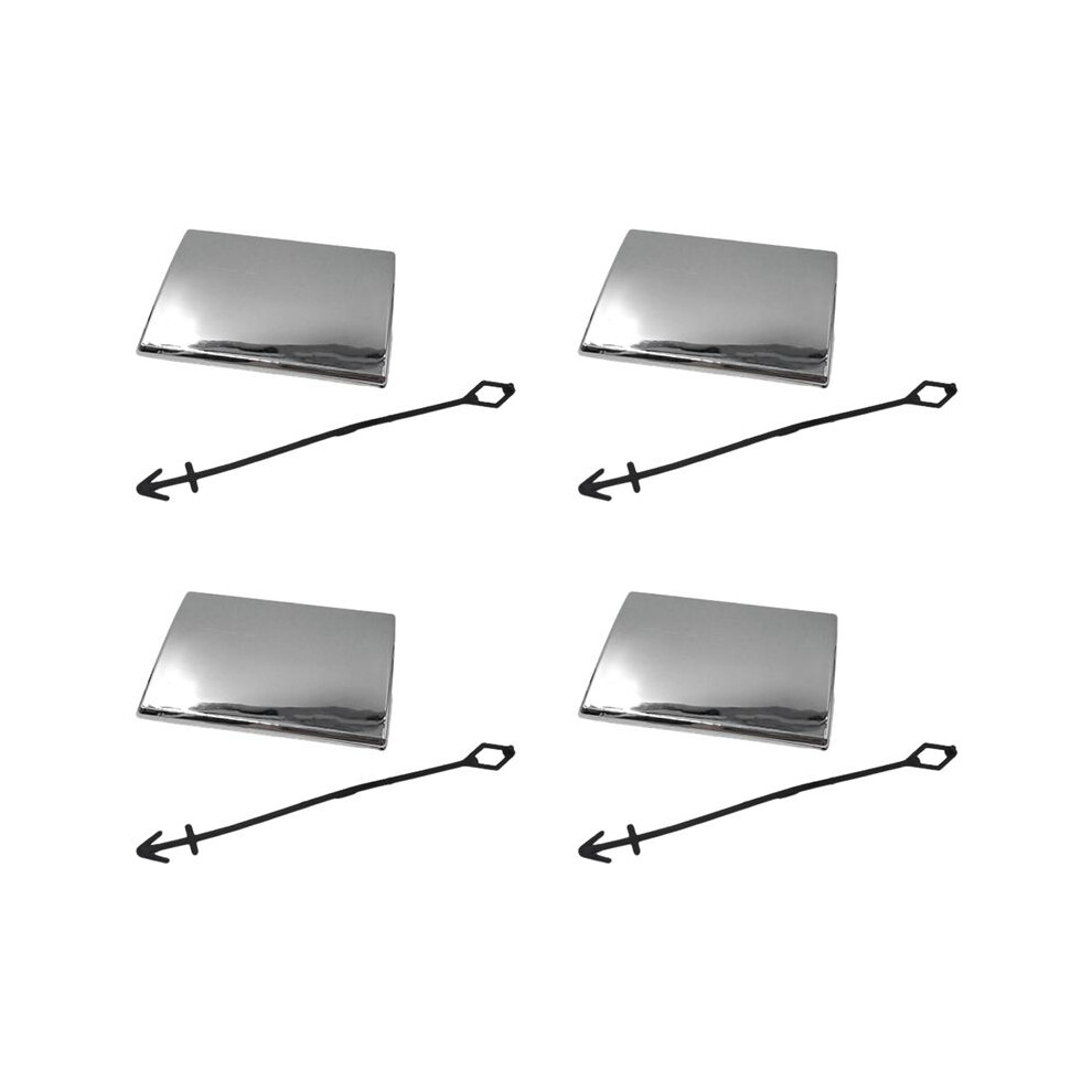 4X Rear Bumper Tow Towing Eye Cover Cap For Ml Class Ml350 Ml250 1668851923 166 885 1923 Silver 4711483317573