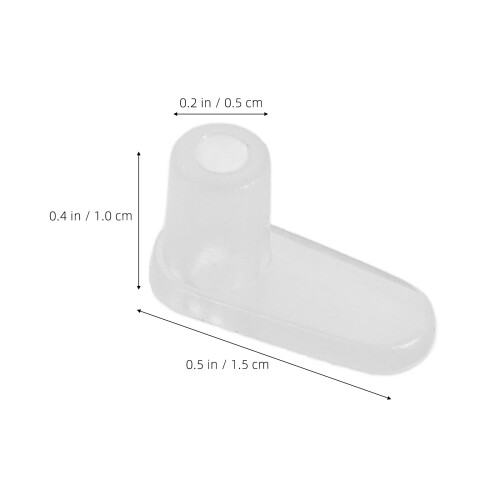20Pièces Accessoires Jack En Plastique Transparent Pour Réparer 2