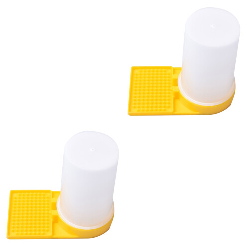 2Pièces Nourrisseur Ruche Multi Couleurs Plastique Pour 2
