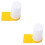 2Pièces Nourrisseur Ruche Multi Couleurs Plastique Pour 6