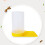 2Pièces Nourrisseur Ruche Multi Couleurs Plastique Pour 8