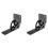 2X 813402 Support D'Auvent de 50 mm de Large - Trous Pré-Percés de 8 mm avec Gousset NEUF 1