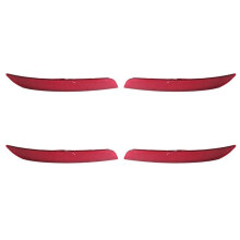 Bakre Stötfångarreflektor 63147842955 63147842956 för 5-Serie M-Sport F10 F18 2011-2016 Tillbehör ,4ST